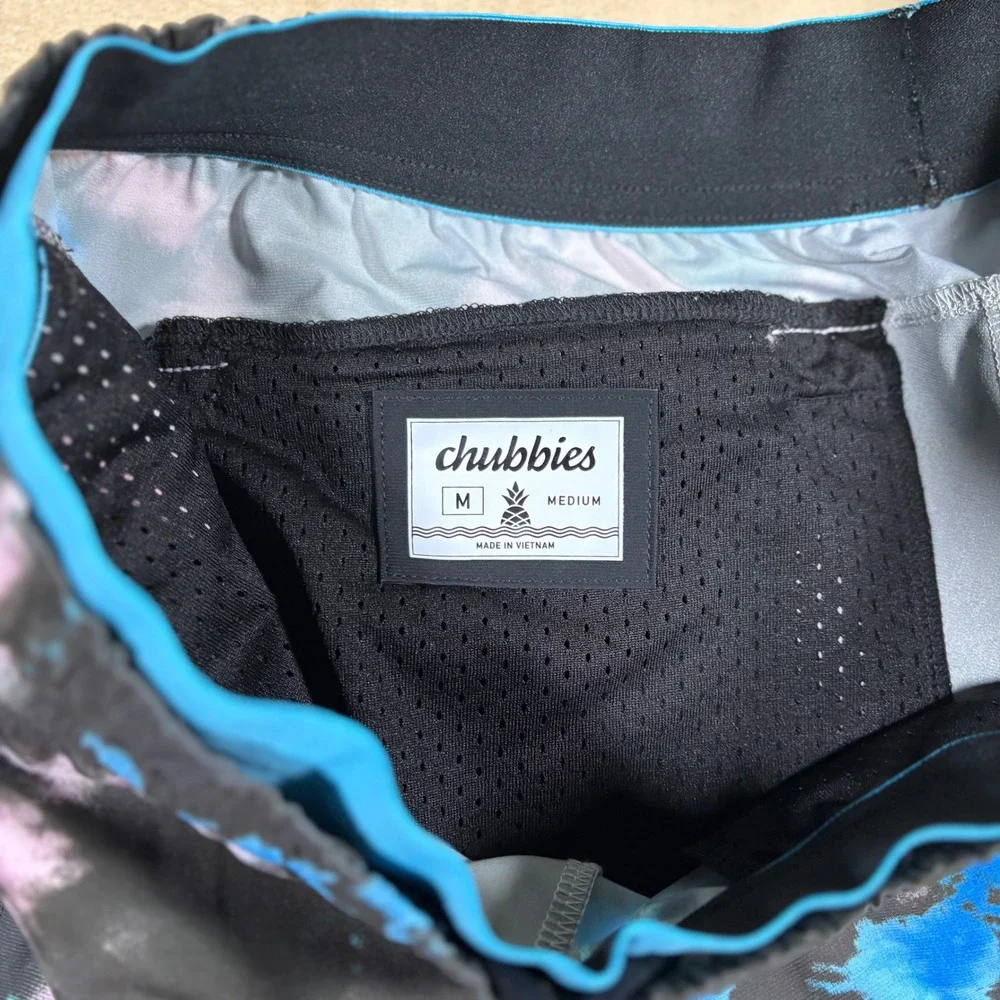 Chubbies Ultimate Sport Jogger Paint Party Size Medium‎ Cuffed NWT